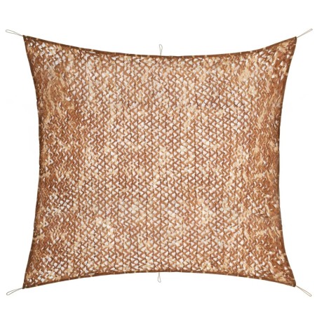 vidaXL Red de camuflaje con bolsa de almacenamiento beige 2x3 m