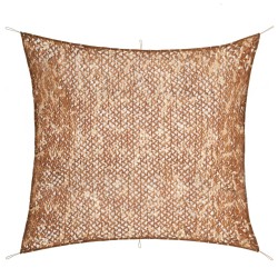 vidaXL Red de camuflaje con bolsa de almacenamiento beige 5x5 m