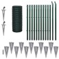 vidaXL Euro Valla de acero verde 25x1 m vidaXL Euro Valla de acero verde 25x1 m