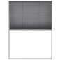 vidaXL Mosquitera plisada para ventanas aluminio 60x80cm vidaXL Mosquitera plisada para ventanas aluminio 60x80cm
