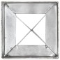 vidaXL Picas de tierra 6 uds acero galvanizado plateado 10x10x76 cm vidaXL Picas de tierra 6 uds acero galvanizado plateado 10x10x76 cm
