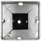 vidaXL Picas de tierra 2 uds acero galvanizado plateado 10x10x57 cm vidaXL Picas de tierra 2 uds acero galvanizado plateado 10x10x57 cm