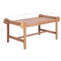 vidaXL Mesa de centro de teca maciza 100x50x45 cm vidaXL Mesa de centro de teca maciza 100x50x45 cm
