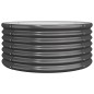 vidaXL Jardinera acero con recubrimiento polvo antracita 80x80x36 cm vidaXL Jardinera acero con recubrimiento polvo antracita 80x80x36 cm
