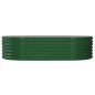 vidaXL Jardinera arriate acero recubrimiento polvo verde 152x80x36 cm vidaXL Jardinera arriate acero recubrimiento polvo verde 152x80x36 cm