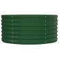 vidaXL Jardinera arriate acero recubrimiento polvo verde 152x80x36 cm vidaXL Jardinera arriate acero recubrimiento polvo verde 152x80x36 cm