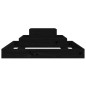 vidaXL Jardinera de madera maciza de pino negro 80x80x27 cm vidaXL Jardinera de madera maciza de pino negro 80x80x27 cm