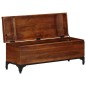 vidaXL Baúl de almacenaje de madera maciza de acacia 110x35x41 cm vidaXL Baúl de almacenaje de madera maciza de acacia 110x35x41 cm