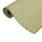 vidaXL Alfombra de exterior de tejido plano verde 80x250 cm vidaXL Alfombra de exterior de tejido plano verde 80x250 cm