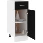 vidaXL Armario inferior cajón de cocina madera de ingeniería negro vidaXL Armario inferior cajón de cocina madera de ingeniería negro