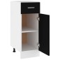 vidaXL Armario inferior cajón de cocina madera de ingeniería negro vidaXL Armario inferior cajón de cocina madera de ingeniería negro