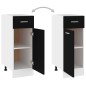 vidaXL Armario inferior cajón de cocina madera de ingeniería negro vidaXL Armario inferior cajón de cocina madera de ingeniería negro