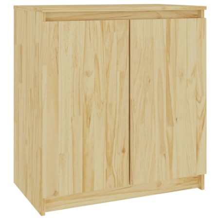 vidaXL Armario auxiliar de madera maciza de pino 60x36x65 cm