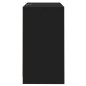 vidaXL Aparadores 2 unidades madera ingeniería negro 70x41x75 cm vidaXL Aparadores 2 unidades madera ingeniería negro 70x41x75 cm