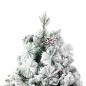 vidaXL Árbol de Navidad con nieve, luces LED y piñas PVC y PE 225 cm vidaXL Árbol de Navidad con nieve, luces LED y piñas PVC y PE 225 cm
