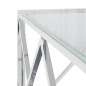 vidaXL Mesa de centro acero inoxidable y vidrio 80x80x40 cm vidaXL Mesa de centro acero inoxidable y vidrio 80x80x40 cm