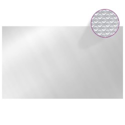 vidaXL Cubierta de piscina rectangular PE plateado 500x300 cm