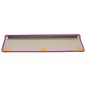 vidaXL Alfombras de peldaños de escalera 15 uds violeta 65x21x4 cm