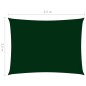 vidaXL Toldo de vela rectangular tela Oxford verde oscuro 2,5x4,5 m vidaXL Toldo de vela rectangular tela Oxford verde oscuro 2,5x4,5 m