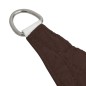 vidaXL Toldo de vela rectangular tela Oxford marrón 3x4 m