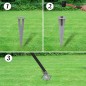 vidaXL Euro Valla de acero gris 10x0,8 m vidaXL Euro Valla de acero gris 10x0,8 m