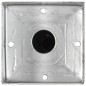 vidaXL Picas de tierra 2 uds acero galvanizado plateado 12x12x56 cm vidaXL Picas de tierra 2 uds acero galvanizado plateado 12x12x56 cm