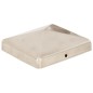 vidaXL Tapas piramidales postes valla 6 uds acero inoxidable 101x101mm vidaXL Tapas piramidales postes valla 6 uds acero inoxidable 101x101mm