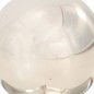 vidaXL Tapas para postes 6 uds acero inoxidable globo final 91x91 mm