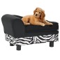 vidaXL Sofá para perros felpa negro 57x34x36 cm vidaXL Sofá para perros felpa negro 57x34x36 cm