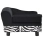 vidaXL Sofá para perros felpa negro 57x34x36 cm vidaXL Sofá para perros felpa negro 57x34x36 cm
