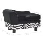 vidaXL Sofá para perros felpa negro 57x34x36 cm vidaXL Sofá para perros felpa negro 57x34x36 cm