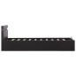 vidaXL Cama canapé hidráulica con LED cuero sintético negro 100x200cm vidaXL Cama canapé hidráulica con LED cuero sintético negro 100x200cm