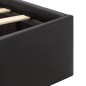 vidaXL Cama canapé hidráulica con LED cuero sintético negro 100x200cm vidaXL Cama canapé hidráulica con LED cuero sintético negro 100x200cm