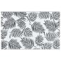 vidaXL Alfombra de exterior PP blanco y negro 80x150 cm vidaXL Alfombra de exterior PP blanco y negro 80x150 cm