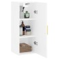 vidaXL Armario de pared blanco 34,5x34x90 cm vidaXL Armario de pared blanco 34,5x34x90 cm