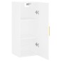 vidaXL Armario de pared blanco 34,5x34x90 cm vidaXL Armario de pared blanco 34,5x34x90 cm