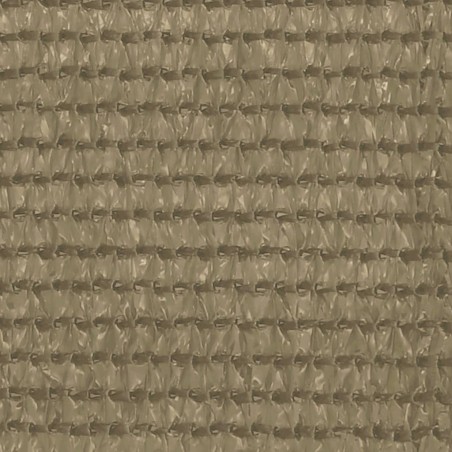 vidaXL Alfombra para tienda de campaña HDPE gris taupe 400x800 cm