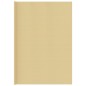 vidaXL Alfombra para tienda de campaña beige 400x700 cm