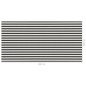 vidaXL Alfombra de tienda de campaña 300x600 cm gris antracita blanca