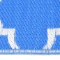 vidaXL Alfombra de exterior PP azul 190x290 cm vidaXL Alfombra de exterior PP azul 190x290 cm