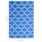 vidaXL Alfombra de exterior PP azul 190x290 cm vidaXL Alfombra de exterior PP azul 190x290 cm