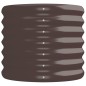 vidaXL Jardinera arriate acero recubrimiento polvo marrón 224x40x36 cm vidaXL Jardinera arriate acero recubrimiento polvo marrón 224x40x36 cm