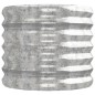vidaXL Jardinera arriate acero recubrimiento polvo plata 224x40x36 cm vidaXL Jardinera arriate acero recubrimiento polvo plata 224x40x36 cm