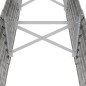 vidaXL Jardinera arriate acero recubrimiento polvo plata 224x40x36 cm vidaXL Jardinera arriate acero recubrimiento polvo plata 224x40x36 cm