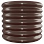 vidaXL Jardinera arriate acero recubrimiento polvo marrón 260x40x36 cm vidaXL Jardinera arriate acero recubrimiento polvo marrón 260x40x36 cm