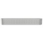 vidaXL Jardinera arriate acero recubrimiento polvo plata 260x40x36 cm vidaXL Jardinera arriate acero recubrimiento polvo plata 260x40x36 cm
