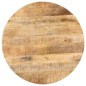 vidaXL Mesa de bistró redonda madera de mango rugosa Ø70x75 cm vidaXL Mesa de bistró redonda madera de mango rugosa Ø70x75 cm