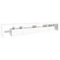 vidaXL Mueble de TV con luces LED blanco brillante 260x36,5x40 cm vidaXL Mueble de TV con luces LED blanco brillante 260x36,5x40 cm