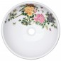 vidaXL Lavabo sobre encimera redondo cerámica multicolor Φ41x14 cm