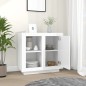 vidaXL Aparador blanco 80x40x75 cm vidaXL Aparador blanco 80x40x75 cm